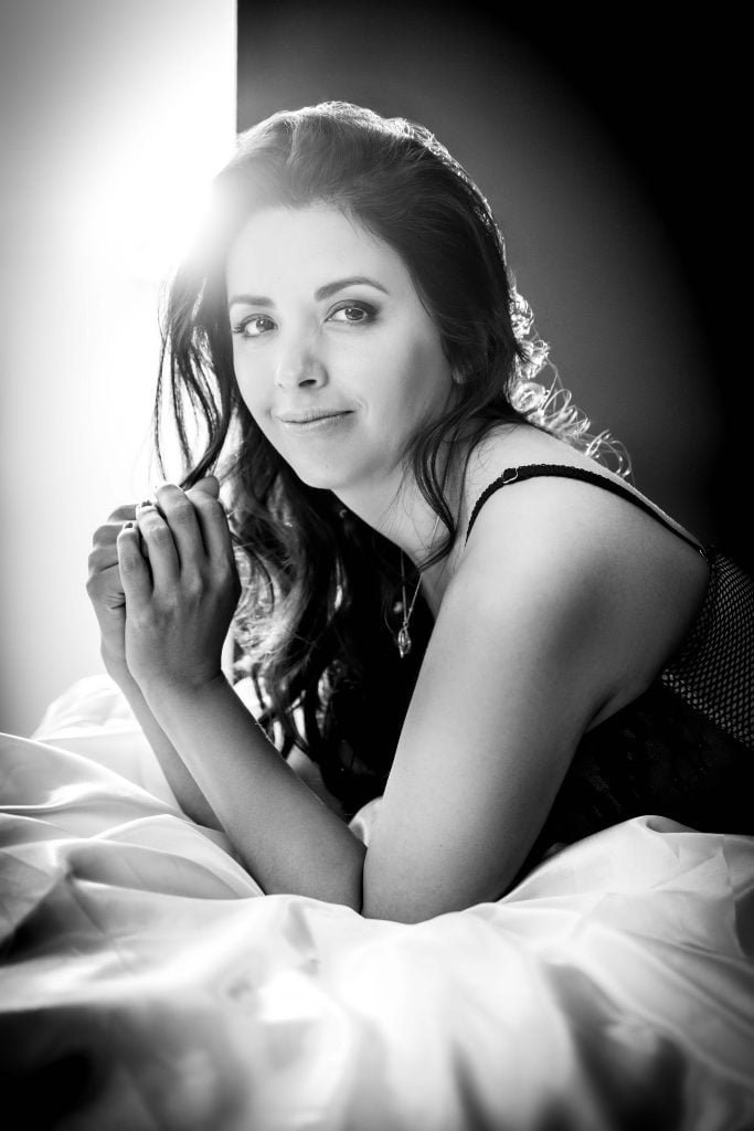 boudoir fotoshoot van een vrouw