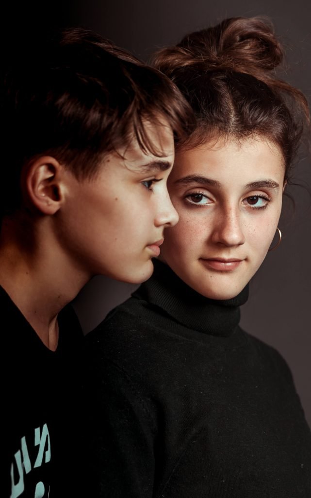 gezinsfotoshoot broer en zus