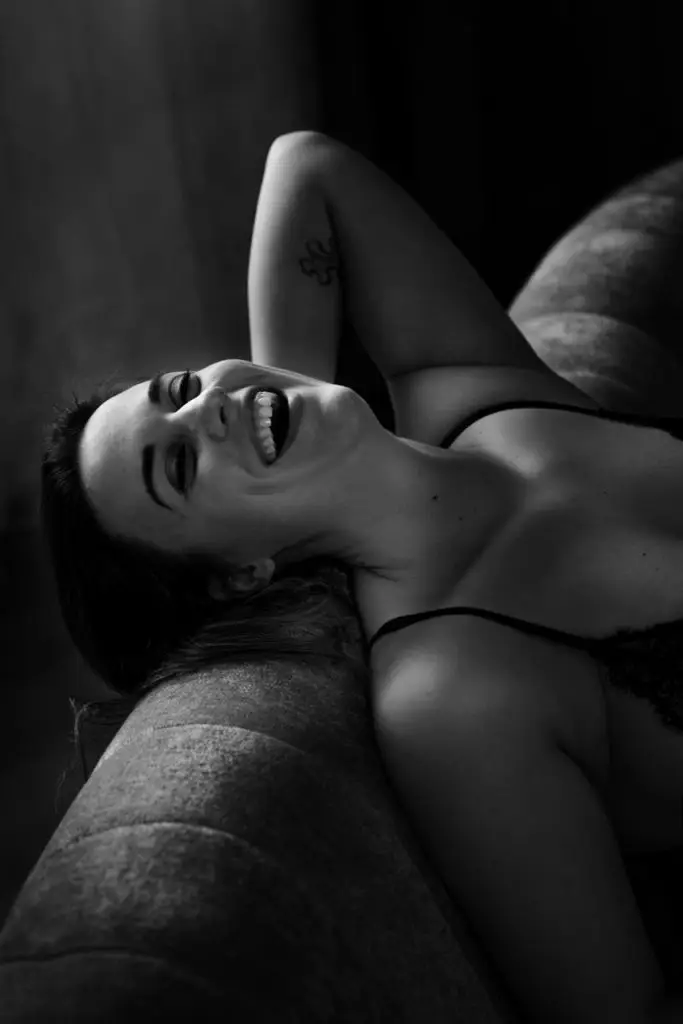 plezier tijdens boudoir fotoshoot