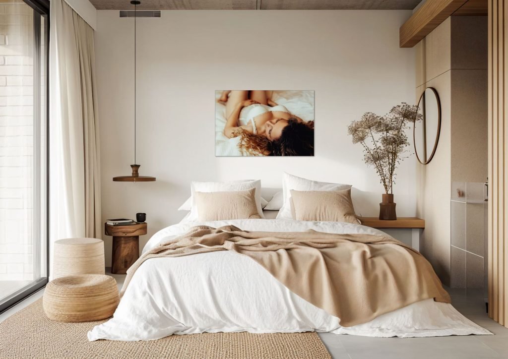boudoirportret vrouw slaapkamer xifotografie