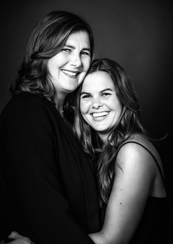 moeder en dochter fotoshoot liefde samen